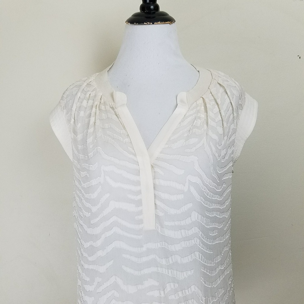 Rebecca Taylor Sheer Silk Blouse